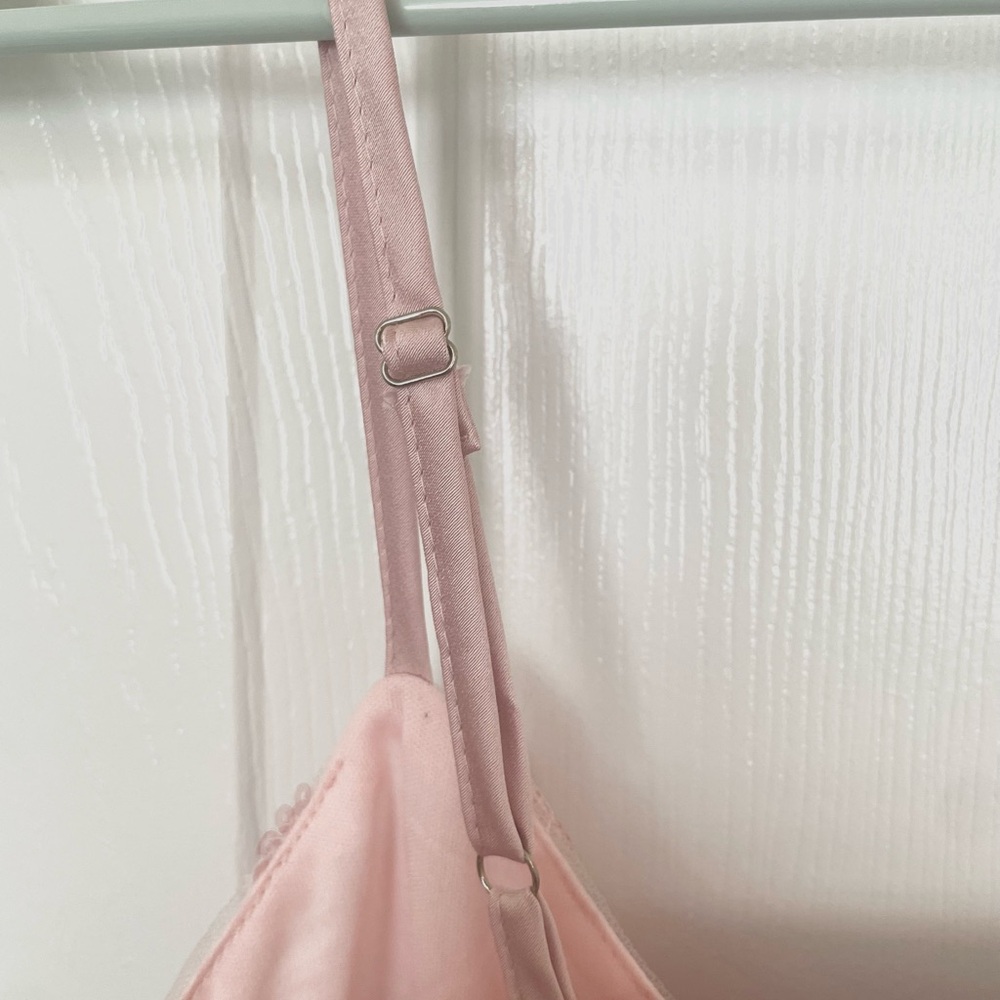 Peppermayo Blush Pink Satin Mini Dress - Picture 7 of 8